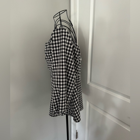 NWT Bloom Chic Plaid Top in Large - Picture 3 of 5